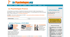 Desktop Screenshot of lepsychologue.org