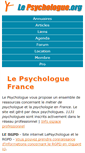 Mobile Screenshot of lepsychologue.org