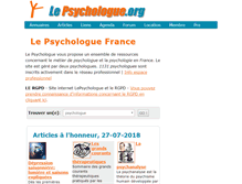 Tablet Screenshot of lepsychologue.org
