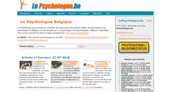 Desktop Screenshot of lepsychologue.be