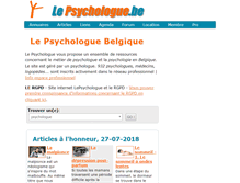 Tablet Screenshot of lepsychologue.be